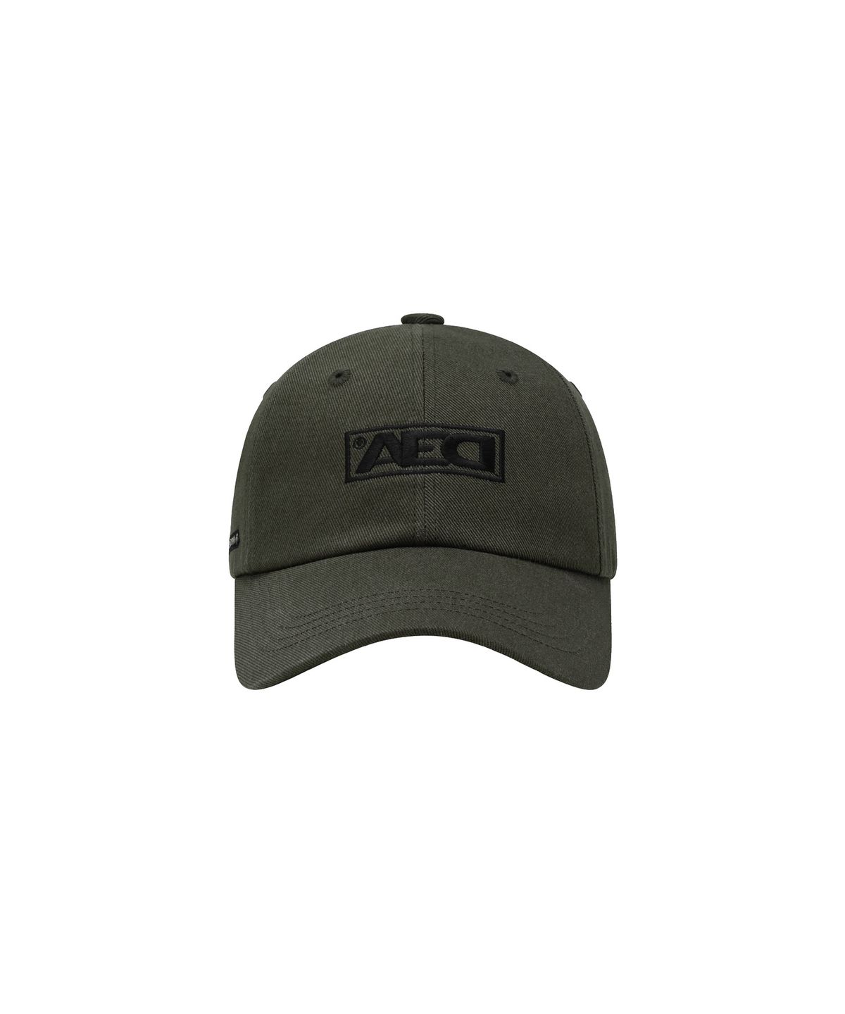 올아이즈다운(ALL EYES DOWN) AED BOX LOGO CAP (CHARCOAL)