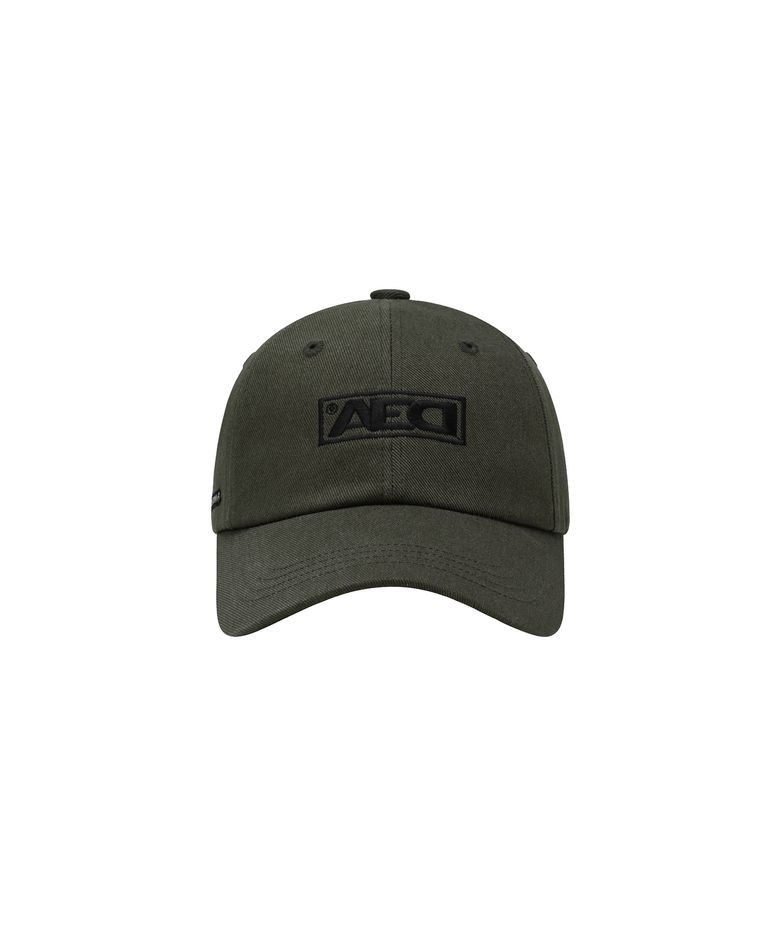 AED BOX LOGO CAP (CHARCOAL)