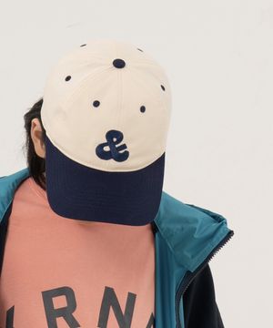 & 시그니처 레터링 주니어 볼캡 네이비, 그린, 오렌지