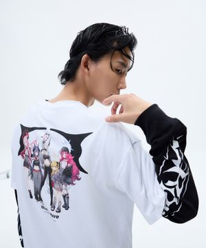 만마전 웜홀 로고 티셔츠 화이트