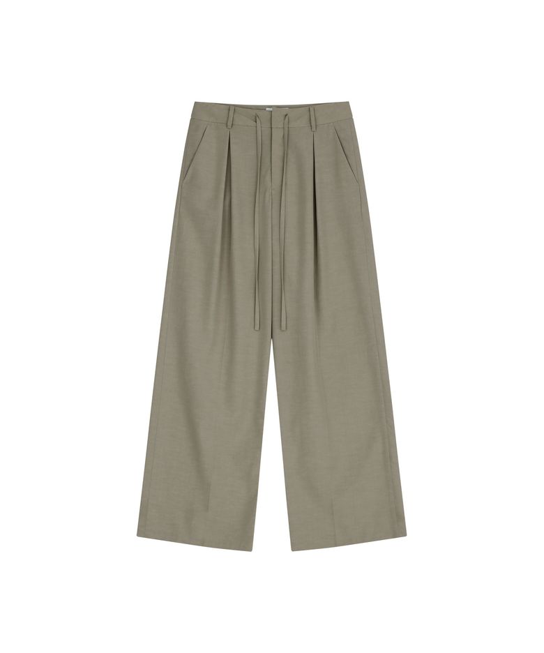TENCEL LINEN PANTS (BEIGE)