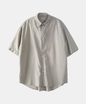 릴렉스드 반팔 셔츠 회베이지