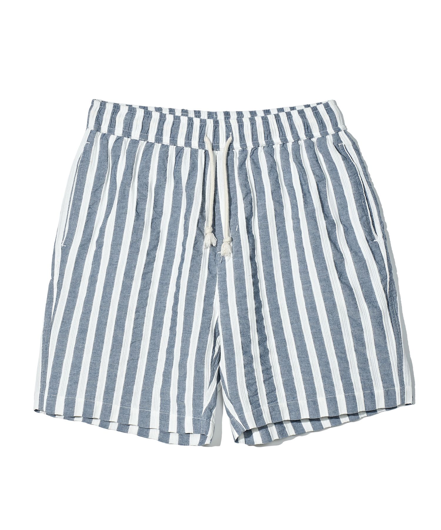 PARTIMENTOのStripe Banding Easy Shorts 全3色 MUSINSA公式 | PARTIMENTO Stripe Banding Easy Shorts Blue