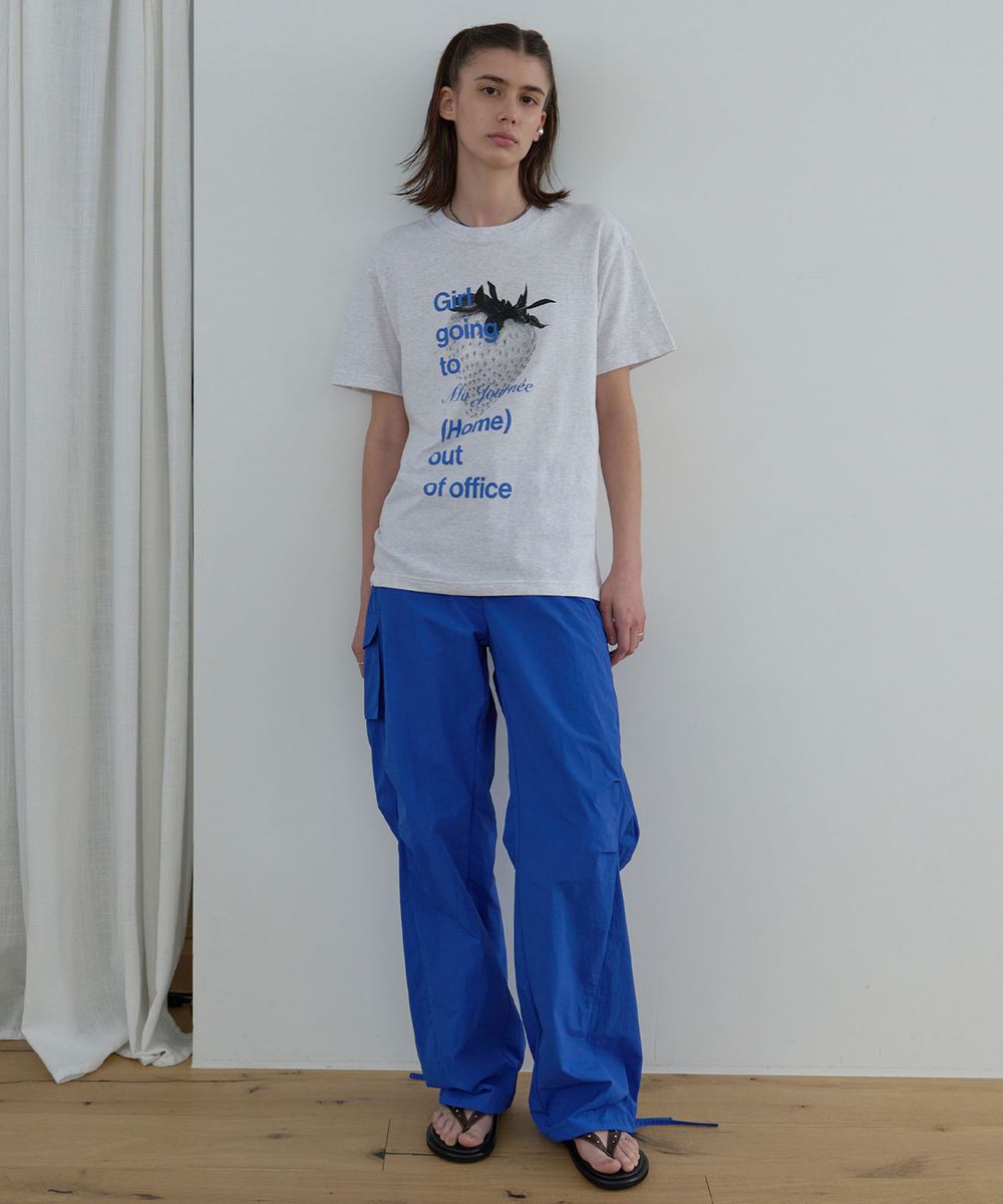 N.WIDE CARGO PANTS_COBALT BLUE