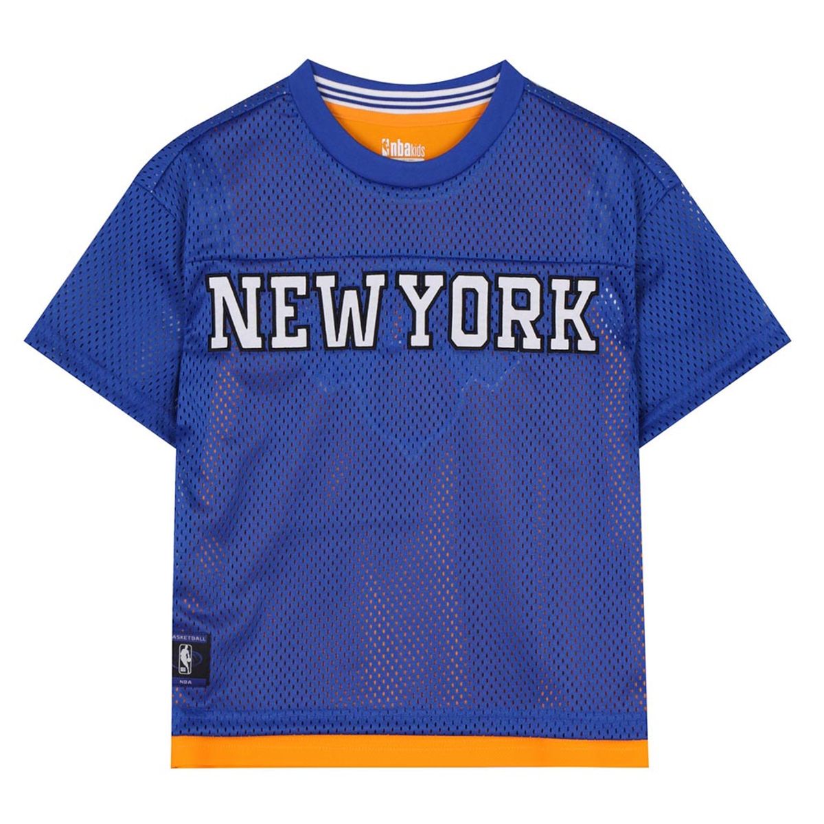 엔비에이 키즈(NBA KIDS) BOS 팀 메쉬 레이어드 티셔츠(K252TS092P) 블루