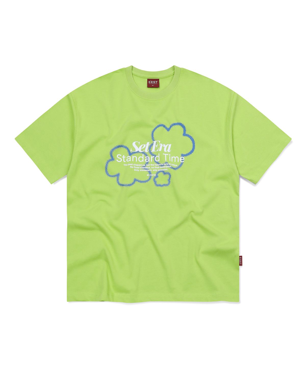 에스이에스티(S'EST) Blossom T-shirts Lime