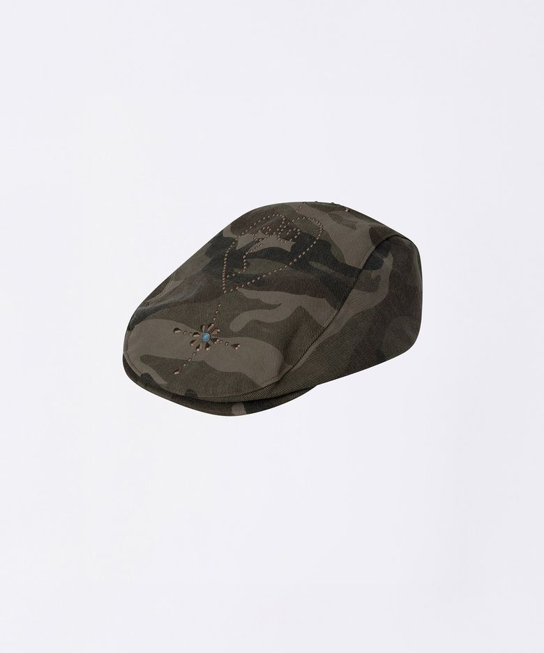 Boho Stud Hunting Cap Camo