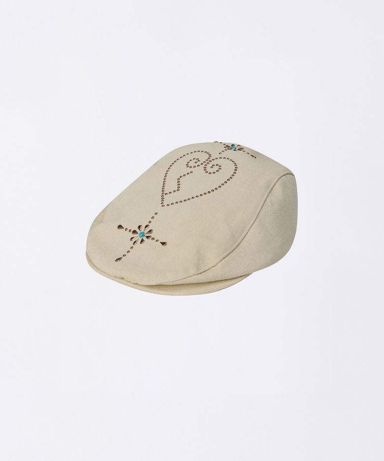 Boho Stud Hunting Cap Raw