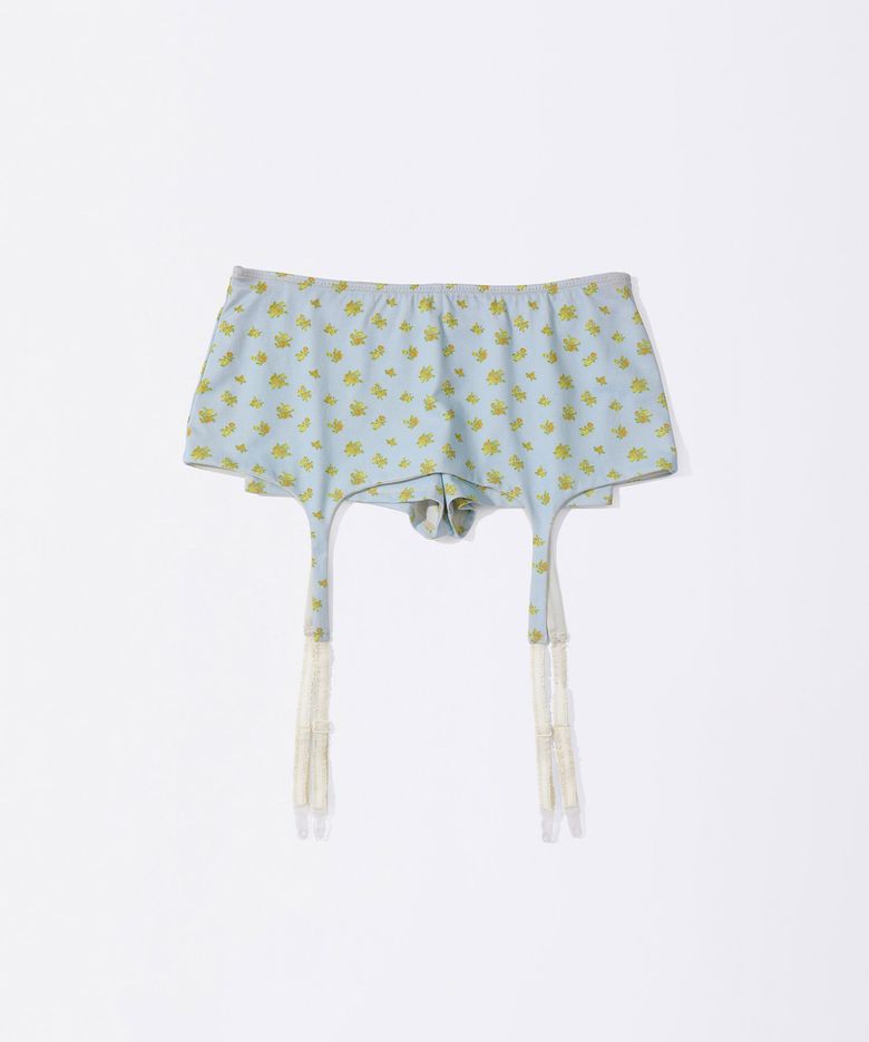 Cottage Garter Belt Skort Sky