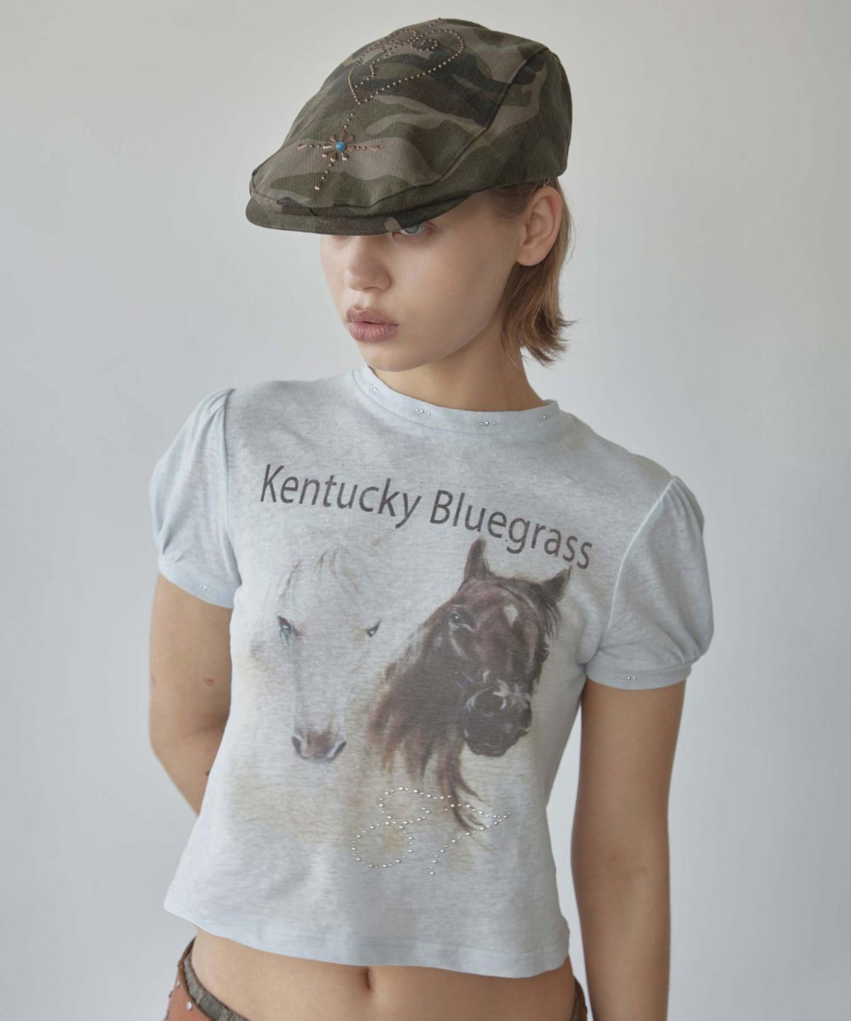 스컬프터(SCULPTOR) Kentucky Stud Baby Tee Baby Blue