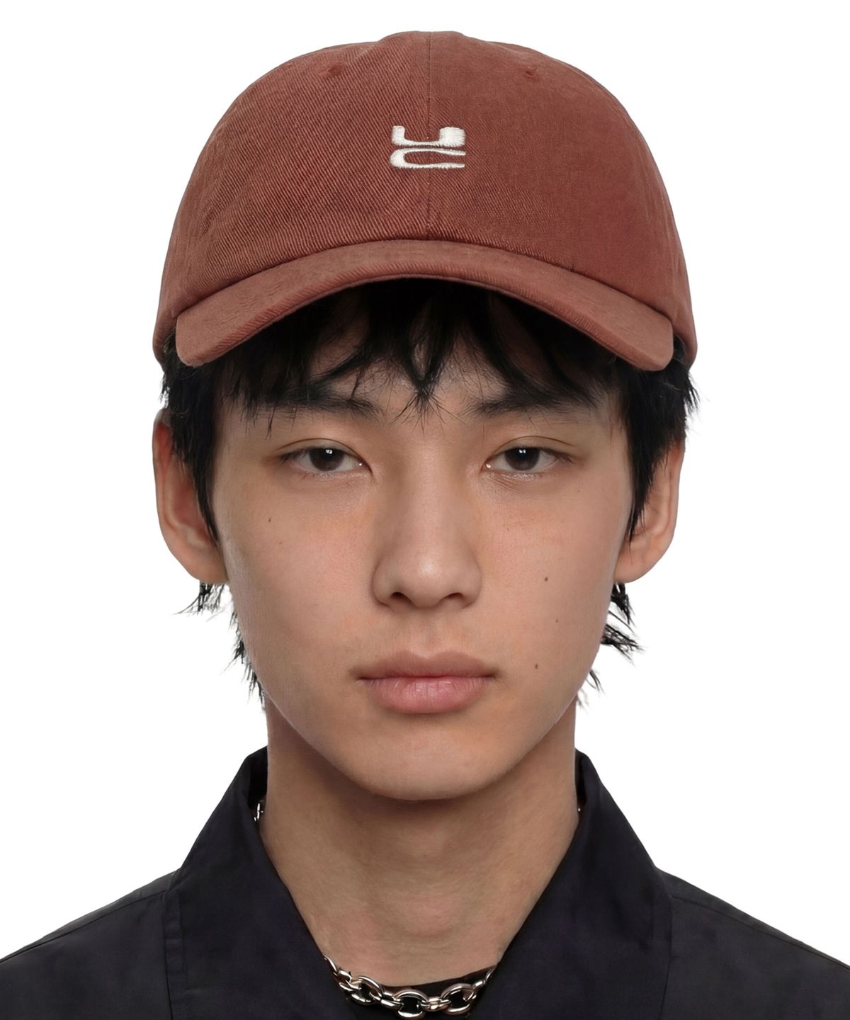 언더컨트롤(UNDERCONTROL) 사계절 코튼 로고 자수 베이직 소프트탑 남녀공용 볼캡 UC / WASHED B B / BRICK