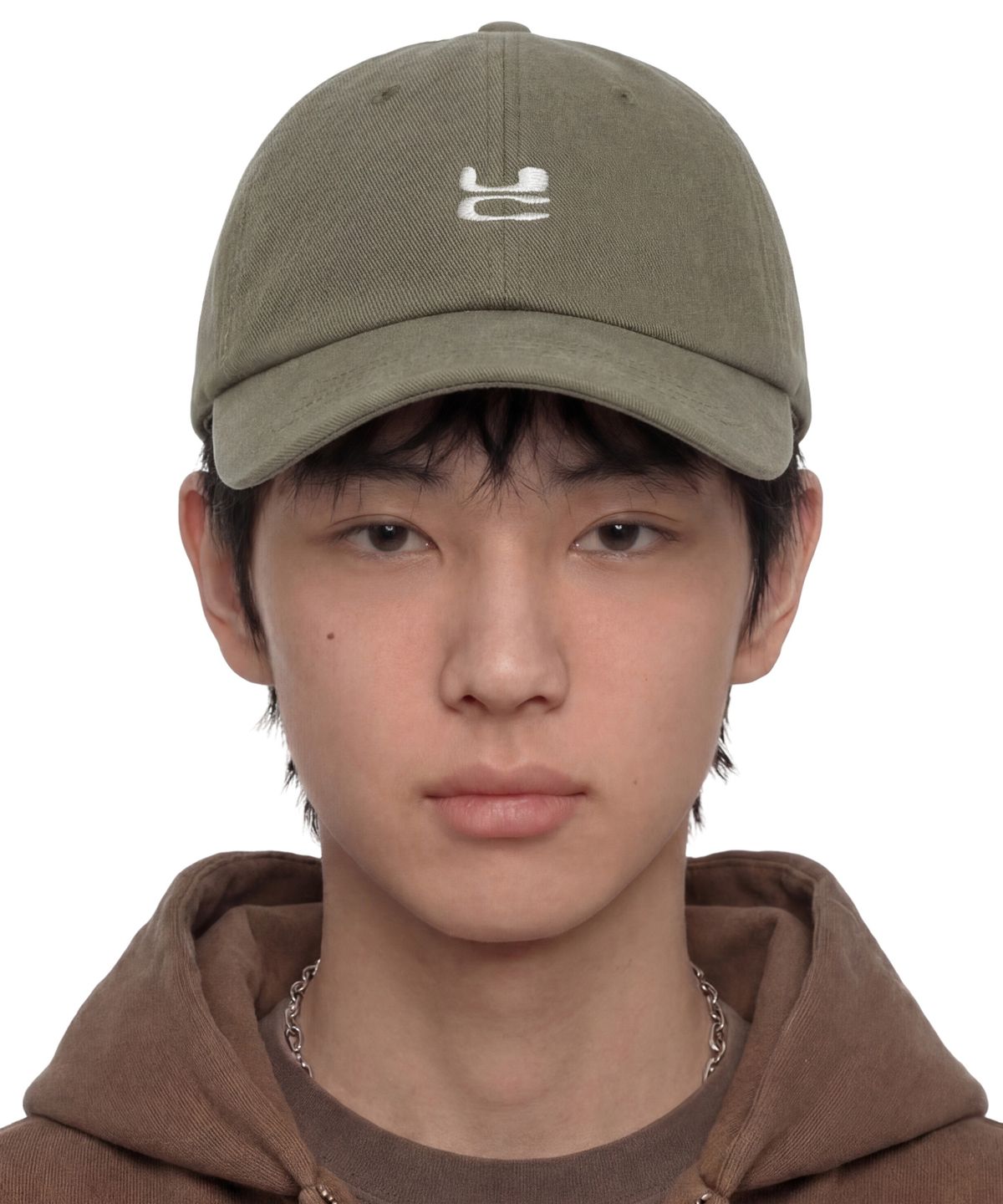 언더컨트롤(UNDERCONTROL) 사계절 코튼 로고 자수 베이직 소프트탑 남녀공용 볼캡 UC / WASHED B B / KHAKI