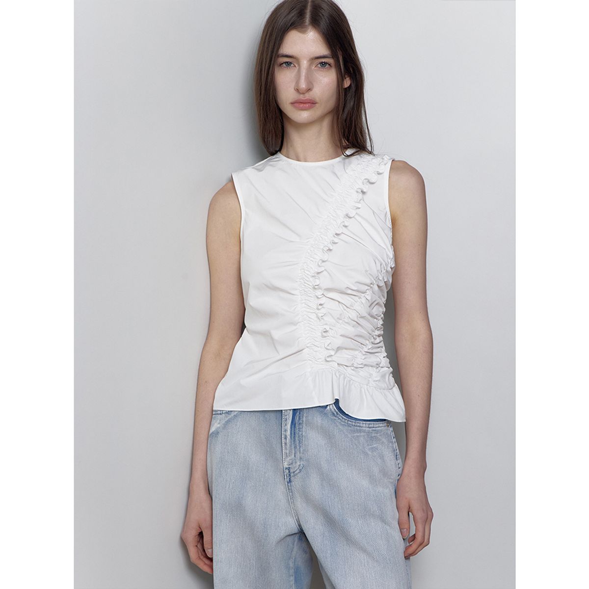 퍼블리카엑스(PUBLICKA X) TRIXIE TOP WHITE
