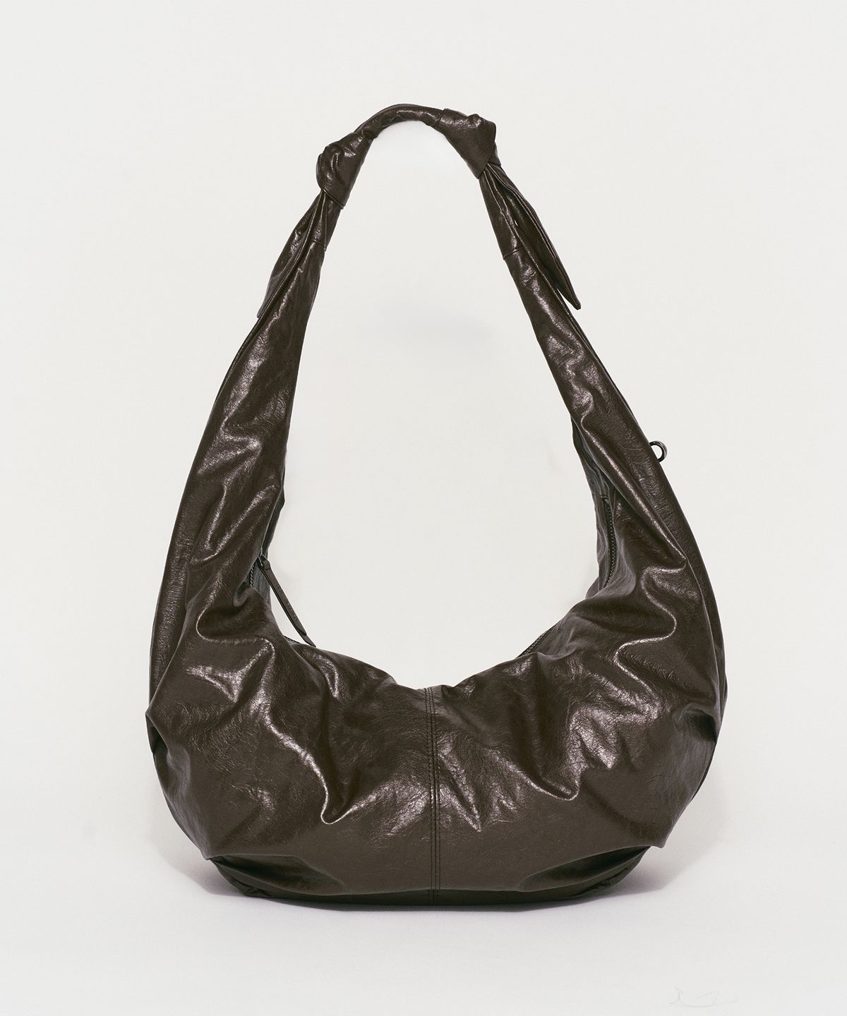 리이(RE RHEE) SLOUCHY HOBO BAG KHAKI BROWN