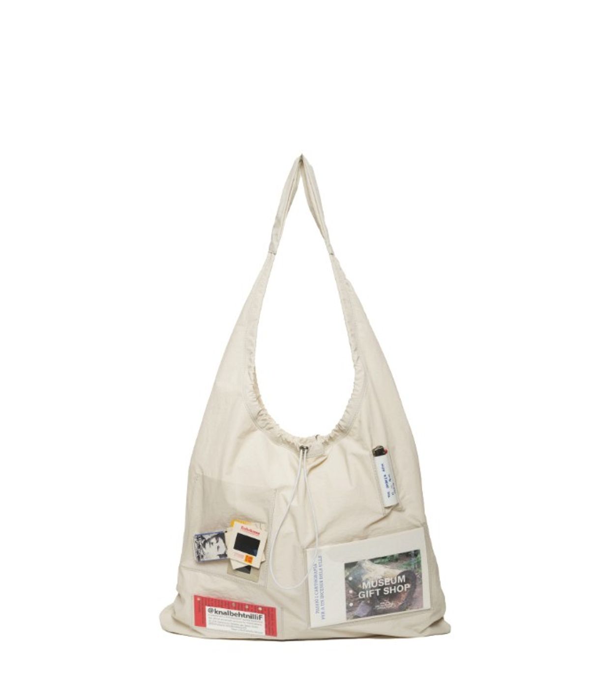 필인더블랭크(FILLINTHEBLANK) Stance Packable Multi Bag (Peep)(white)
