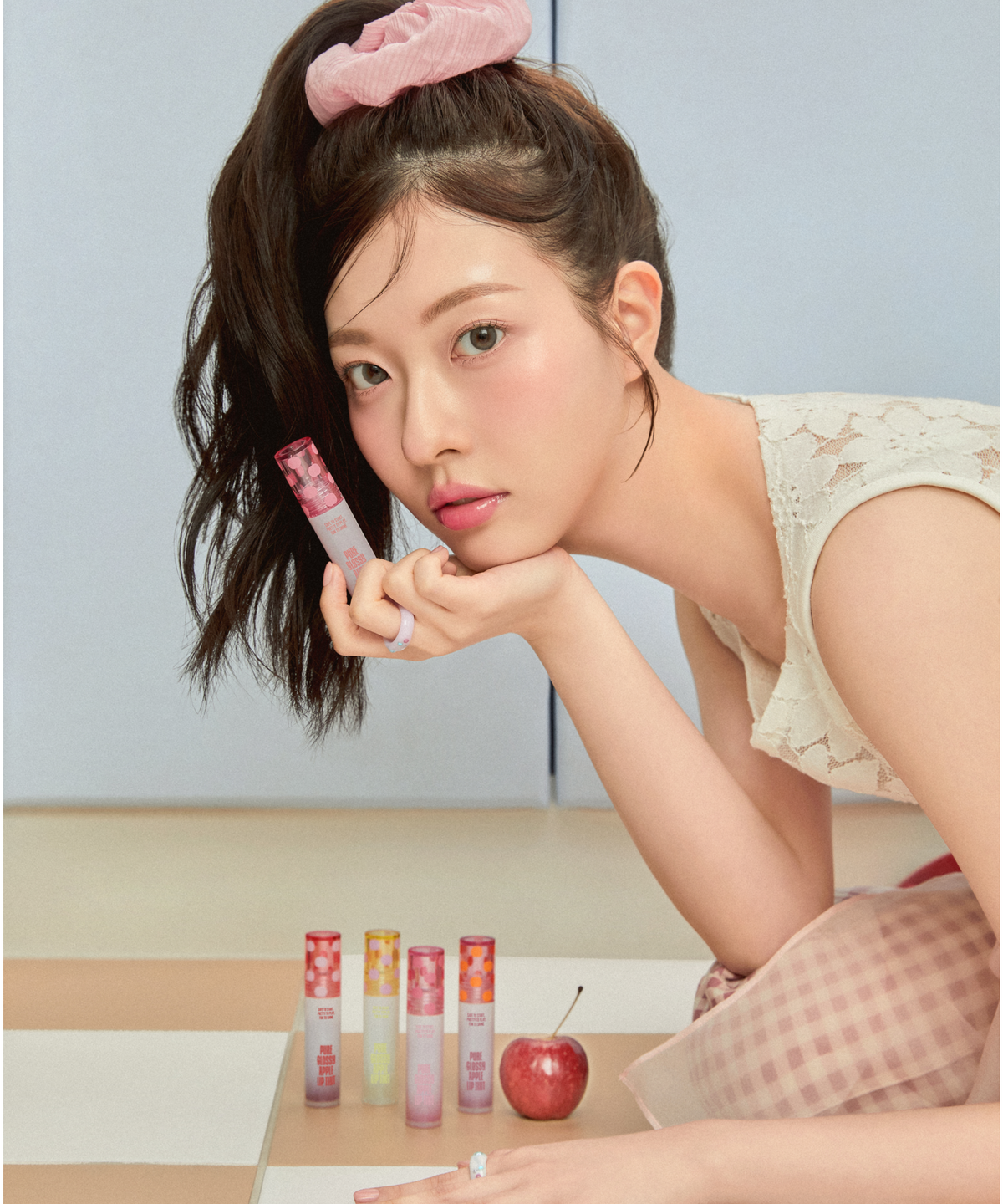 더프리티쁘띠(THEPRETTYPETITE) TPP 퓨어글로시 애플립 틴트 엔부퓨어핑크 (Envy Pure Pink)