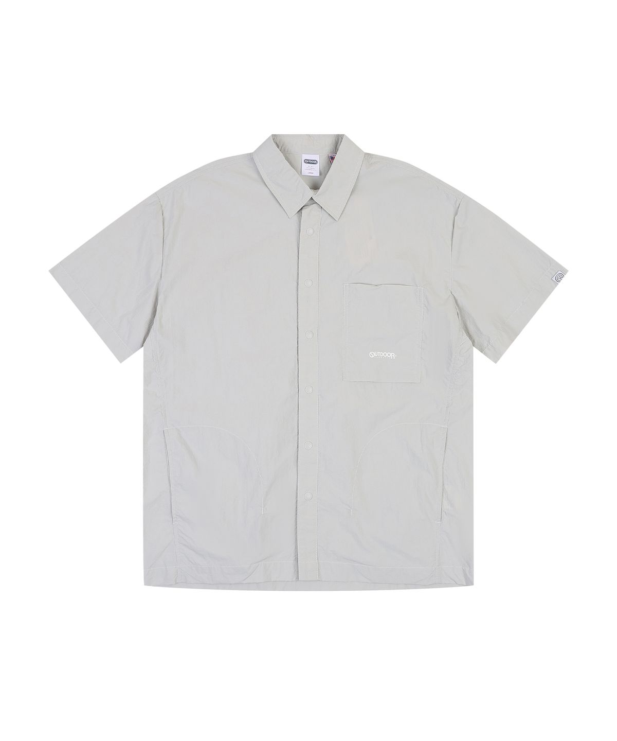아웃도어 프로덕츠(OUTDOOR PRODUCTS) STITCH HALF SLEEVE SHIRTS (LIGHT GRAY)