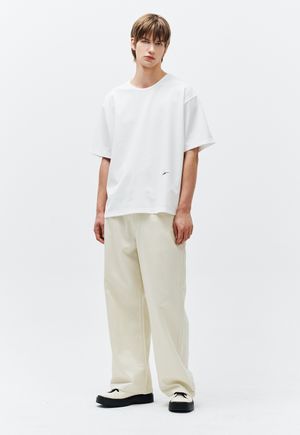 타임리스 유넥 티셔츠 화이트 ZH3TS386WH