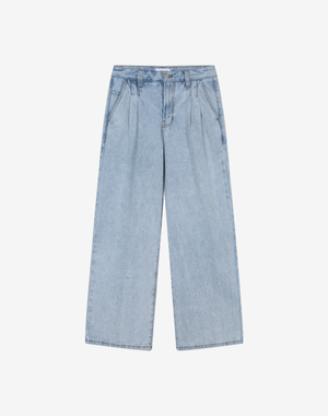 M501 투 턱 와이드 진 [라이트 블루]