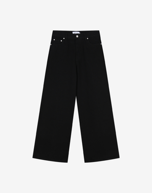 M401 와이드 플레어 진 [블랙]