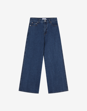 M401 와이드 플레어 진 [블루]