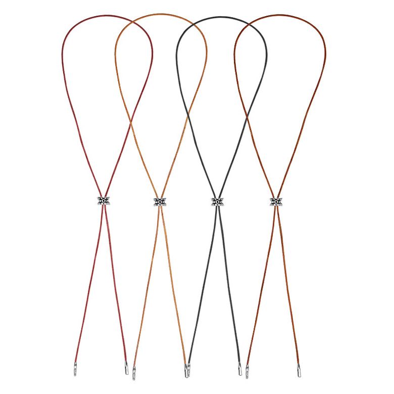 Oldshcool Flower Bolo Tie