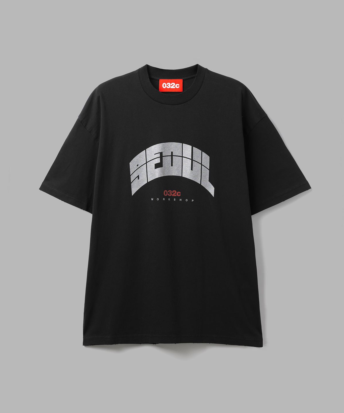 032씨(032C) (U) 서울 티셔츠 페이디드 블랙 SEOUL T-SHIRT FADED BLACK
