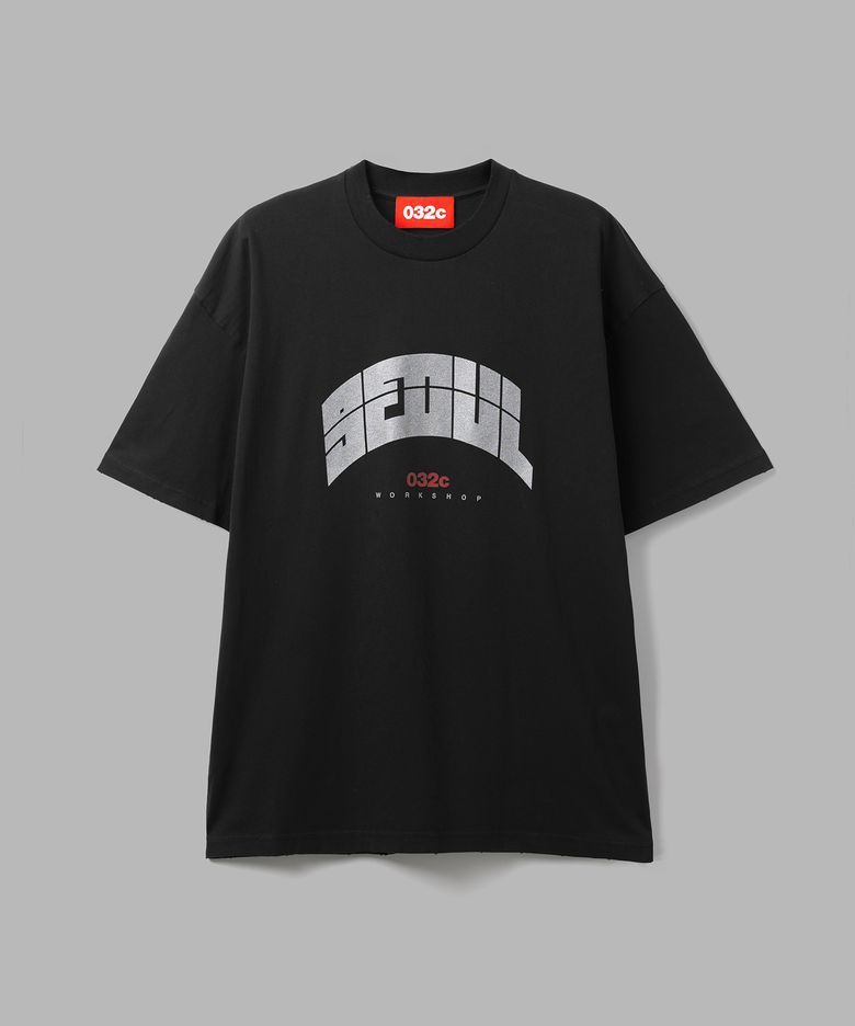 (U) 서울 티셔츠 페이디드 블랙 SEOUL T-SHIRT FADED BLACK