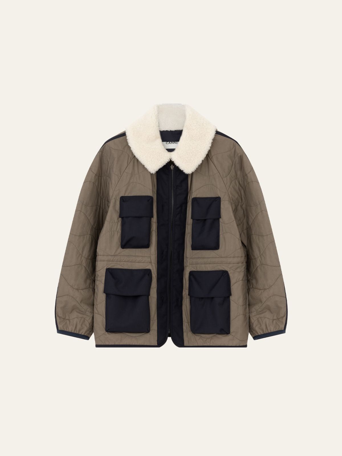 카니(CANNI) Both Side Quilting Jumper