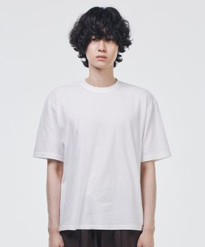 크롭 반팔 티셔츠[화이트]