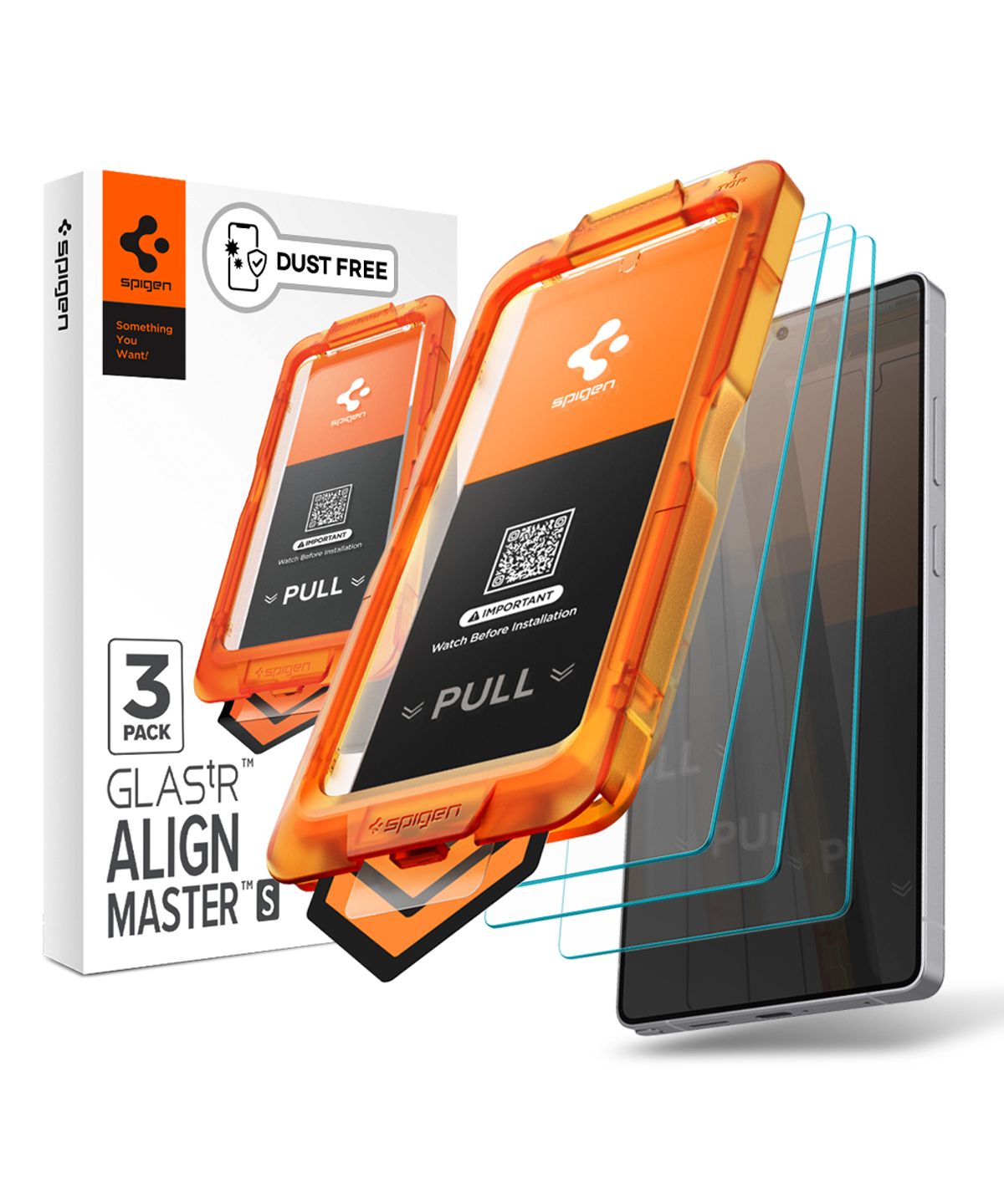 슈피겐(SPIGEN) 갤럭시S25 울트라 먼지없는 강화유리 액정보호필름 글라스tR 얼라인마스터S