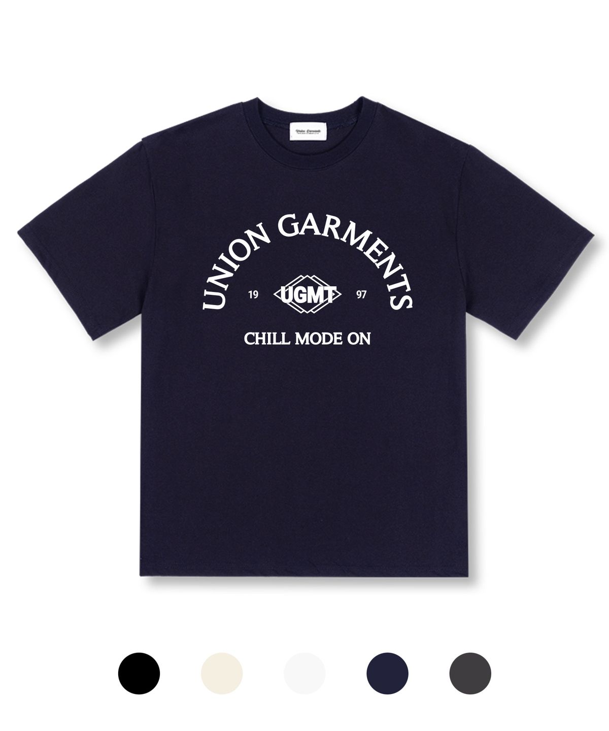유니온가먼츠(UNION GARMENTS) 모드온 오버핏 반팔 티셔츠 5 COLOR
