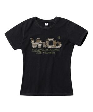 MRT 아플리케 워시드 슬림핏 반팔티