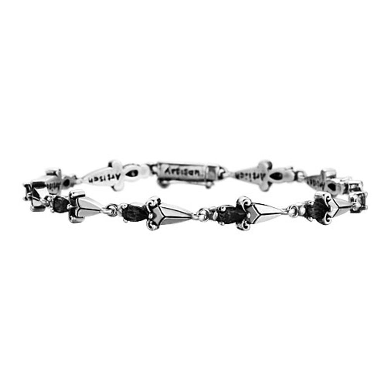Dagger Stone Bracelet - Black
