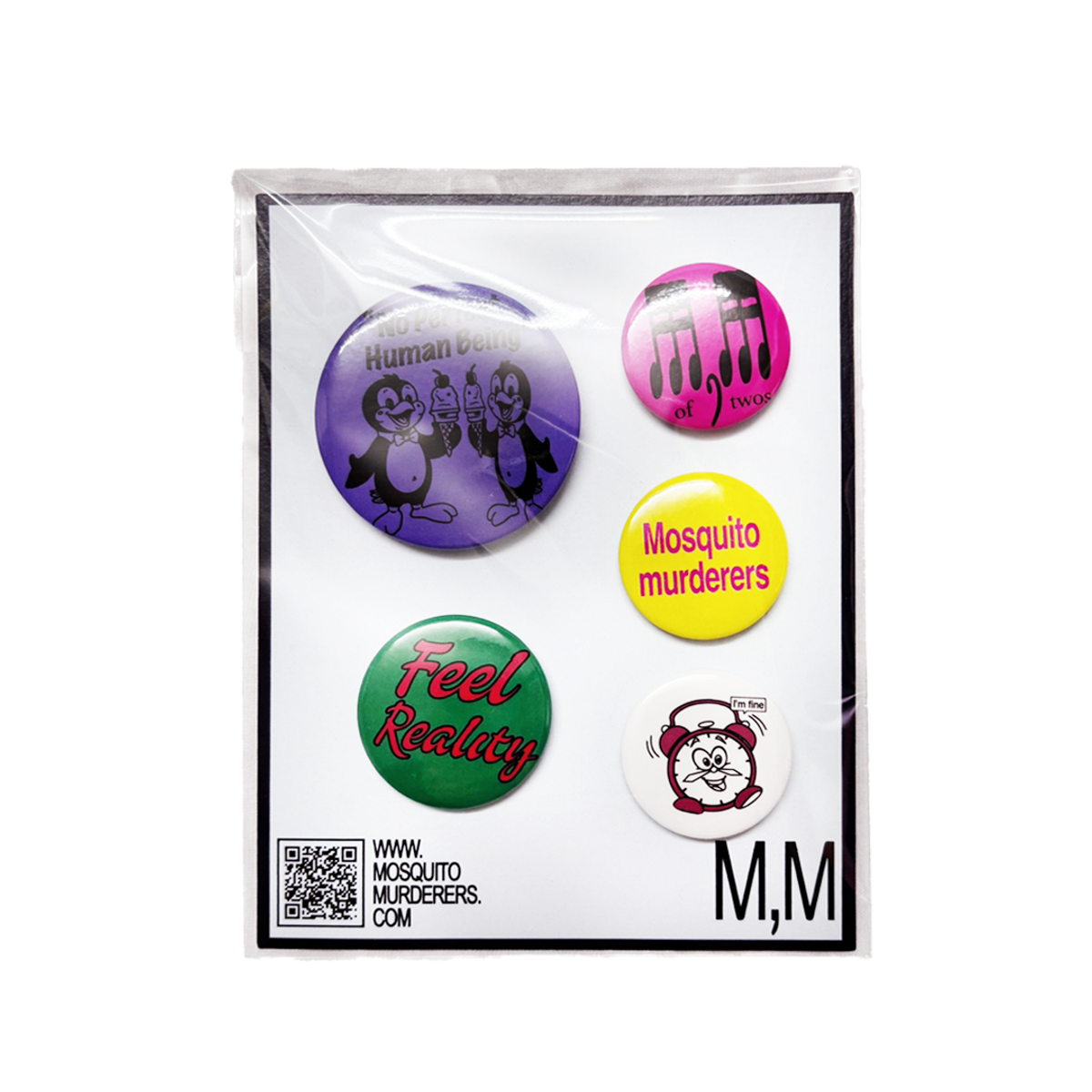 모스키토 머더러스(MOSQUITO MURDERERS) Pin Badge Set #12