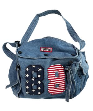 88 Denim Corss Bag ((light blue))