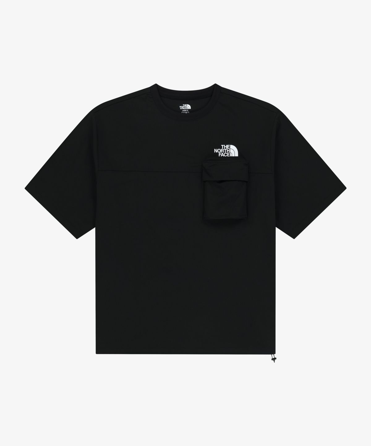 노스페이스(THE NORTH FACE) NT7UR18J 아이라 포켓 반팔 라운드티 BLACK