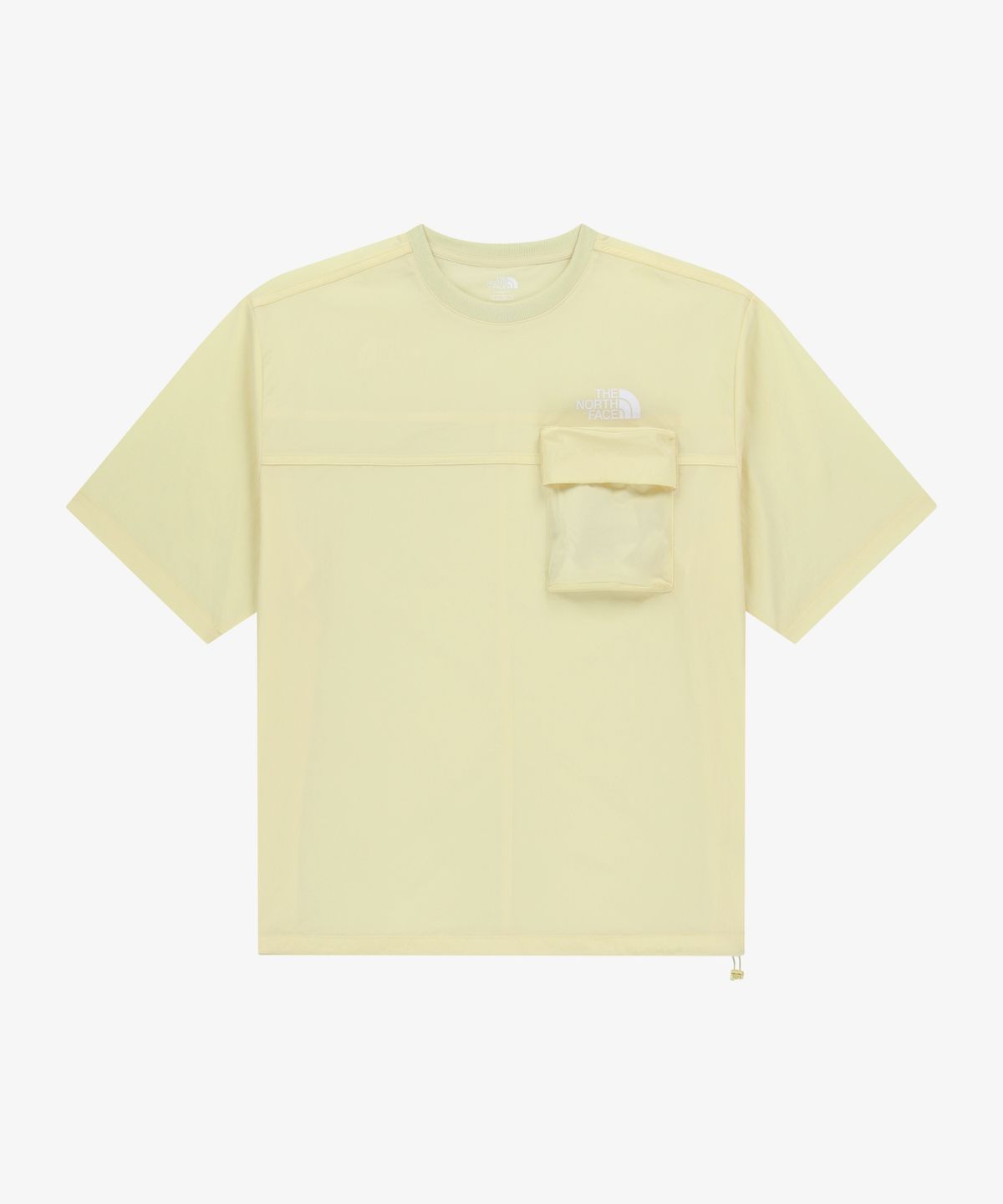 노스페이스(THE NORTH FACE) NT7UR18L 아이라 포켓 반팔 라운드티 CUSTARD