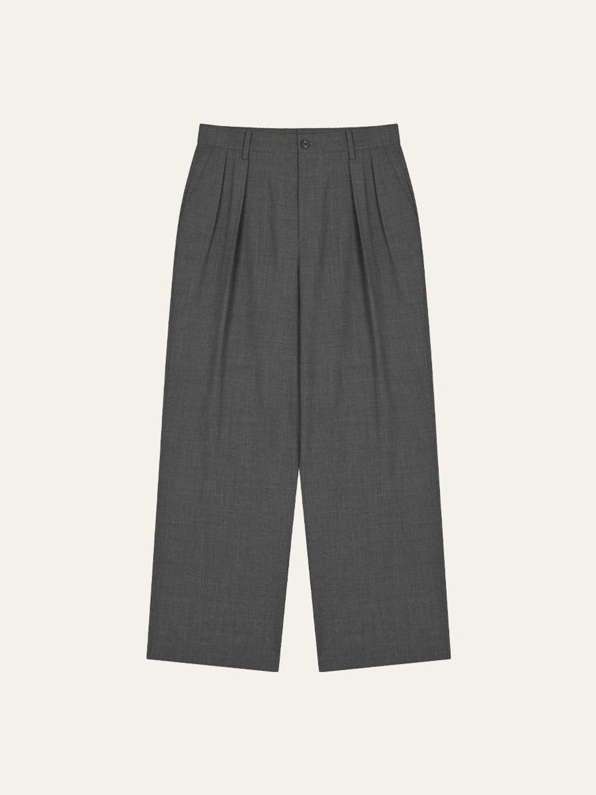 카니(CANNI) WIDE WOOL PANTS