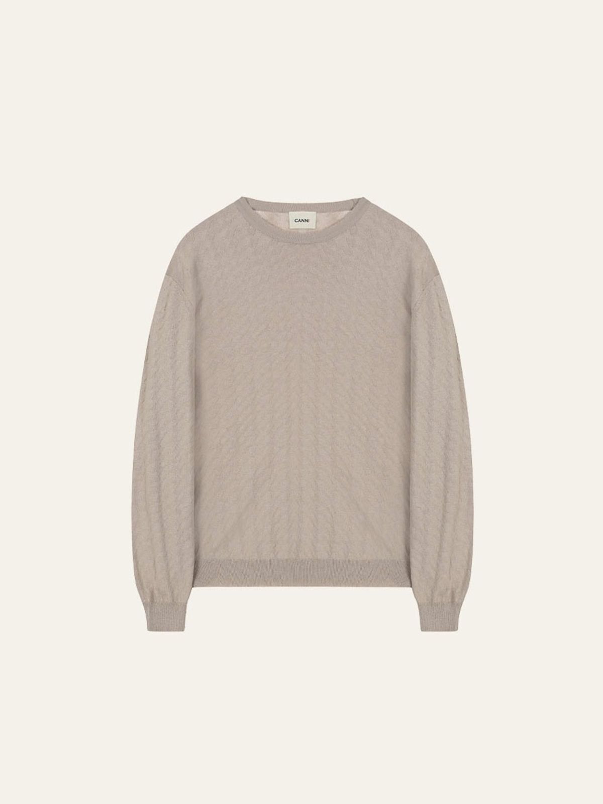 카니(CANNI) RELEX COMFORT SWEATER (LightGray)