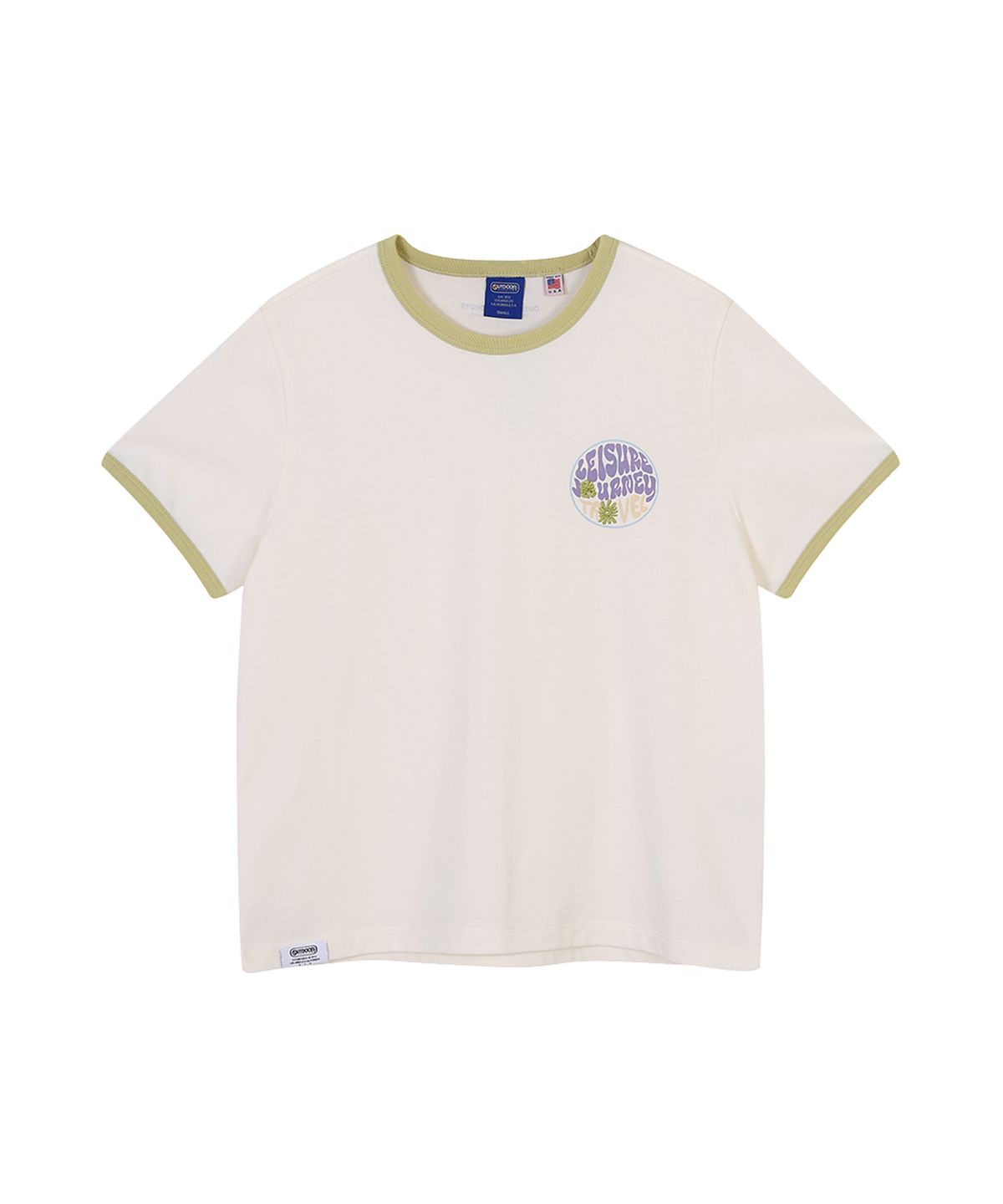 아웃도어 프로덕츠(OUTDOOR PRODUCTS) W LEISURE TRAVEL HALF SLEEVES (IVORY)