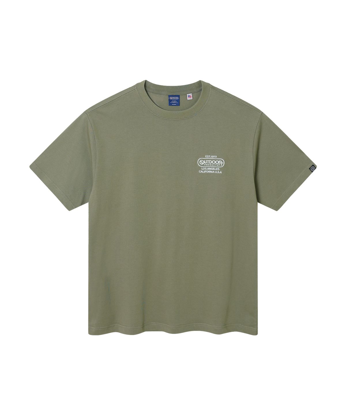 아웃도어 프로덕츠(OUTDOOR PRODUCTS) LEISURE HALF SLEEVES (OLIVE GREEN)