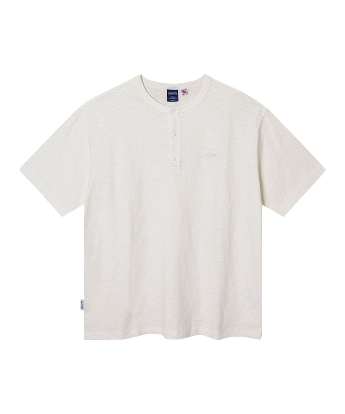 아웃도어 프로덕츠(OUTDOOR PRODUCTS) HENLEY NECK T-SHIRT (IVORY)