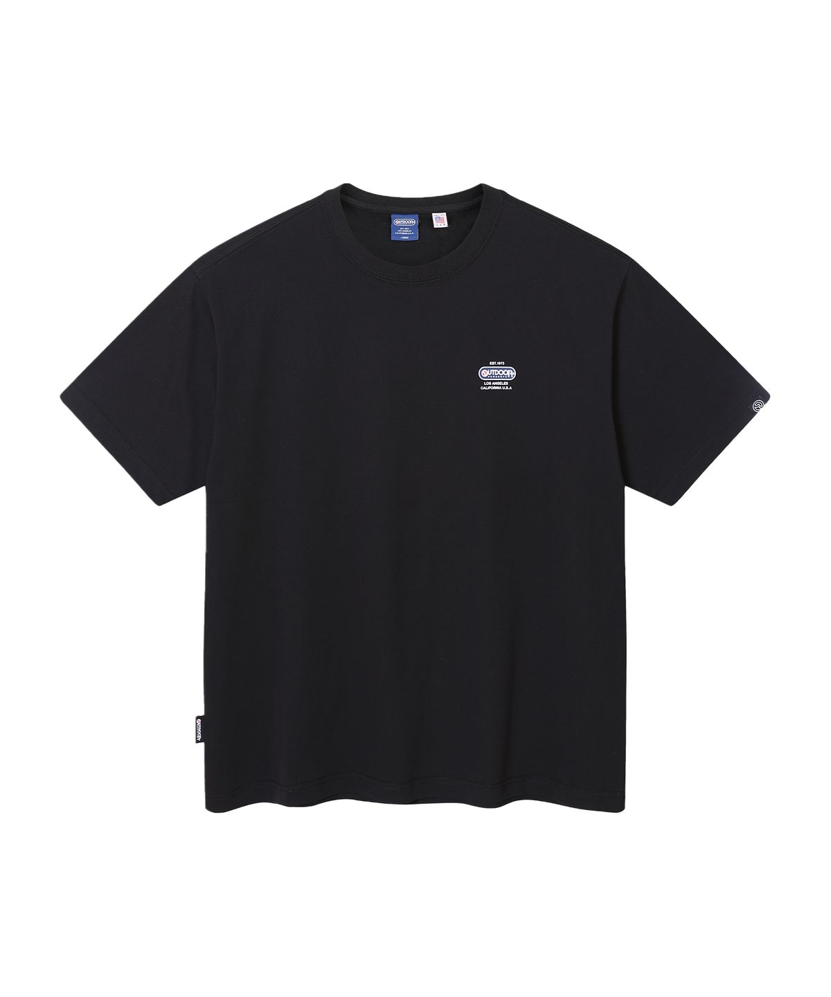 아웃도어 프로덕츠(OUTDOOR PRODUCTS) COLOR MULTI LOGO HALF SLEEVES (BLACK)