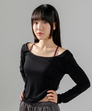 여성요가복 모달 에어 롱 슬리브 3TT5377