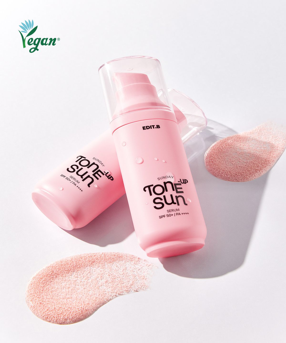 에딧비(EDITB) 선데이 핑크 톤업 선 세럼 55ml [SPF50+/PA++++]