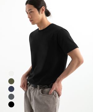 릴렉스 코튼스판 머슬핏 반팔티 ( 5Color )