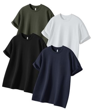 ( 2Pack ) 릴렉스 코튼스판 머슬핏 반팔티 ( 5Color )