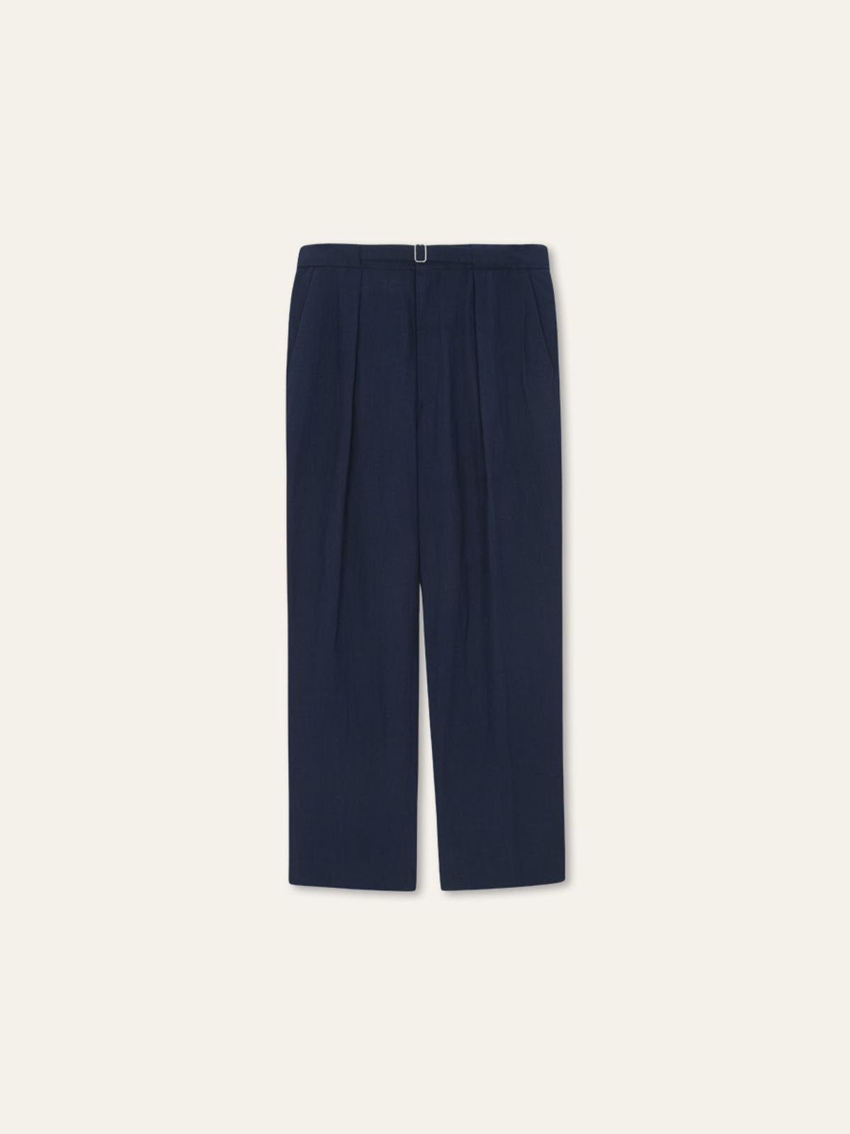 카니(CANNI) IN BELT WIDE PANTS(Navy)