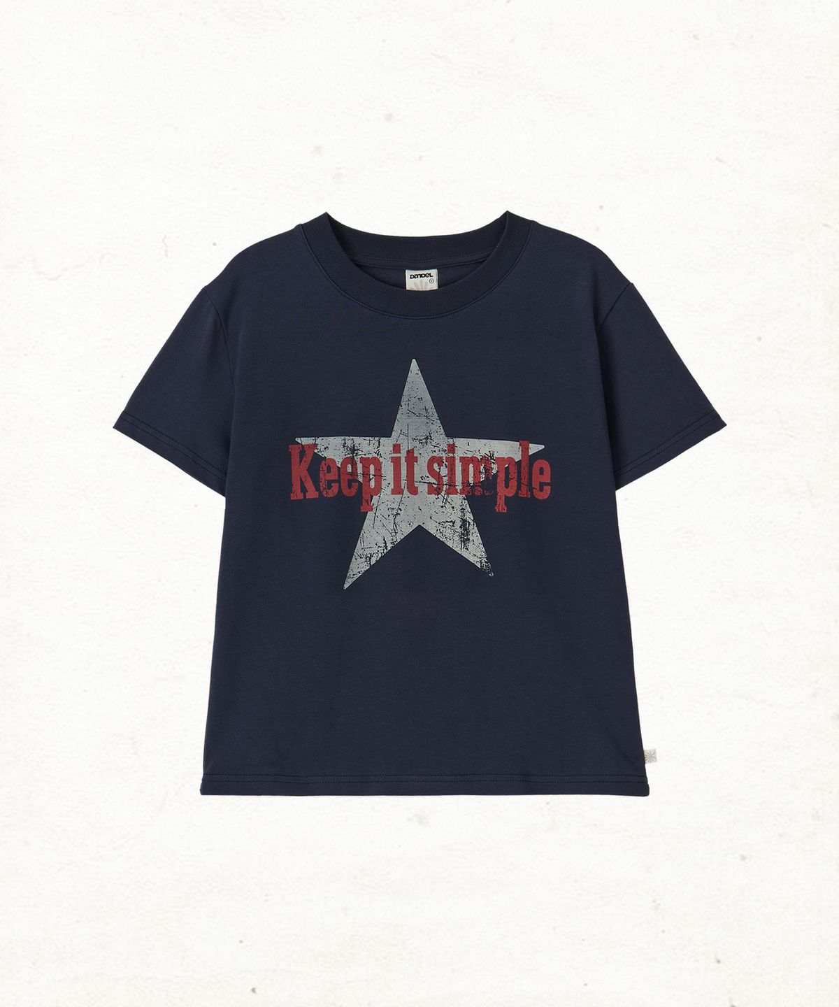 단델(DANDEL) DD keep it simple tee (NAVY)